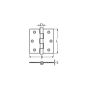 Hing Marinetech A2 75 x 75 mm