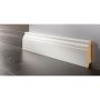 Põrandaliist Logoclic Valge profileeritud, MDF 17 x 100 x 2600 mm