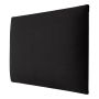 Polsterdatud seinapaneel Fllow Velvet 100 must 30 x 60 cm