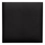 Polsterdatud seinapaneel Fllow Velvet 100 must 30 x 30 cm