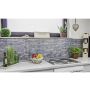 Looduskivimosaiik Brick uni Nero Marquina, hall 30,5 x 30,5 cm