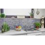 Looduskivimosaiik Brick uni Nero Marquina, hall 30,5 x 30,5 cm