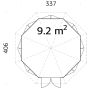 Paviljon Palmako Veronica7  9,2 m²