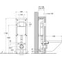 Seinapealne WC komplekt Gustavsberg Triomont All-In-One Nordic³