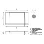 Ruloo pimendav Hasta 140 x 185 cm, valge