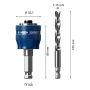 Augusae adapter Bosch + tsentripuur 7,15 x 105 mm