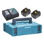 Akude ja laadija komplekt Makita 18 V + 2 x 5,0 Ah