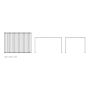 Varikatus Sensum Fryholmen 3 x 4 x 2,4 m
