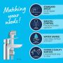 Valamusegisti bideedušiga Grohe Start 1/2" S-size