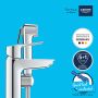 Valamusegisti bideedušiga Grohe Start 1/2" S-size