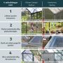 Kasvuhoone Palram-Canopia Balance 14,3 m², hõbedane