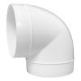 Plastpõlv Europlast 90° 125 mm