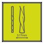 Puuriterade komplekt Ryobi RAR404-4 4-osaline