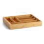 Söögiriistade hoidja Zeller bambus 35-58 x 43 x 6,5 cm