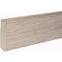 Põrandaliistu ots PVC valge tamm vasak 22 x 75 mm