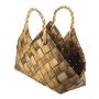 Laastukorv sangaga Weiste 38 x 17 x 32 cm, pruun