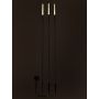 Solarvalgusti Luxform Ronda 3tk must