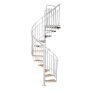 Keerdtrepp Atrium Solo Vertical metall/tamm 120 cm