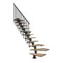 Trepp Atrium Dixi Plus Vertical tamm 70 cm Must