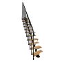 Trepp Atrium Mini Vertical tamm 60 cm Must