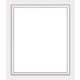 PVC aken Solid Elements 1000 x 800 mm Parem