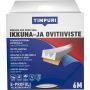 Akna- ja uksetihend Timpuri E-profiil, valge