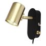 Seinavalgusti Aneta Balder 13,5 cm Must/Messing