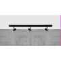 LED-kohtvalgusti Nordlux Omari must 3-osaline