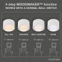 LED-kohtvalgusti Nordlux Fallon 6 cm valge
