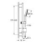 Dušikomplekt Grohe Vitalio 130 SmartActive Cube