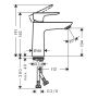 Valamusegisti Hansgrohe Talis E 110, kroom
