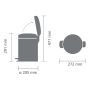 Prügikast Brabantia Newicon White 5 l