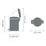 Prügikast Brabantia Newicon White 3 l