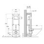 Seinapealne WC komplekt Gustavsberg Triomont All-In-One Nordic³