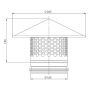 Tuulutustoru Europlast 160 mm