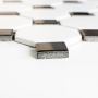Mosaiik Octagon OCTA G468 must/valge 29,5 x 29,5 cm
