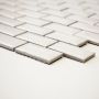 Mosaiik Brick Bond Diamond 30 x 30 cm Valge