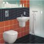 Mosaiik Brick Bond Diamond 30 x 30 cm Must