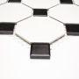 Mosaiikplaat Octa 30x30cm valge/must Must-valge