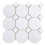 Mosaiik Octa valge 30 x 30 cm