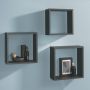 Seinariiulite komplekt Dolle Frame must 3 tk