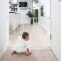 Turvavärav Stadig valge, metallist 625 - 1068 x 720 mm