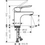 Valamusegisti Hansgrohe Logis E70