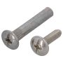 Kruvi M4 x 27 mm nikeldatud