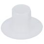 Kattekork 10 x 5 mm valge plast