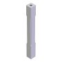 Otsapost faasitud, 135 x 135 x 1250 mm