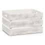 Puitkast Vintage, valge 35 x 25 x 20 cm