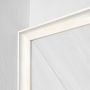 Sisenurgaliist Logoclic MDF, sile valge. 22 x 22 x 2600 mm
