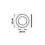 Suitsutoru rosett Aduro Ø 115 mm