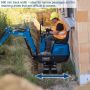 Miniekskavaator Scheppach EXC815